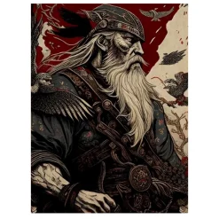 Odin the Vikings God Illustrations