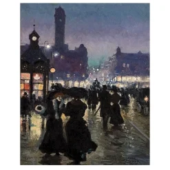 Town Hall Square by Paul Gustav Fischer 1908