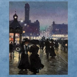 Town Hall Square by Paul Gustav Fischer 1908