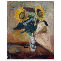 Vase of Sunflowers by Henri Matisse 1898
