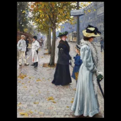Waiting for the Tram by Paul Gustav Fischer 1907