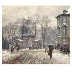 Winter Day by Paul Gustav Fischer 1924