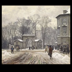 Winter Day by Paul Gustav Fischer 1924