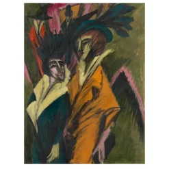Ernst Ludwig Kirchner 1914 Two Women on the Street