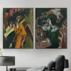Ernst Ludwig Kirchner Paintings Printed on Canvas