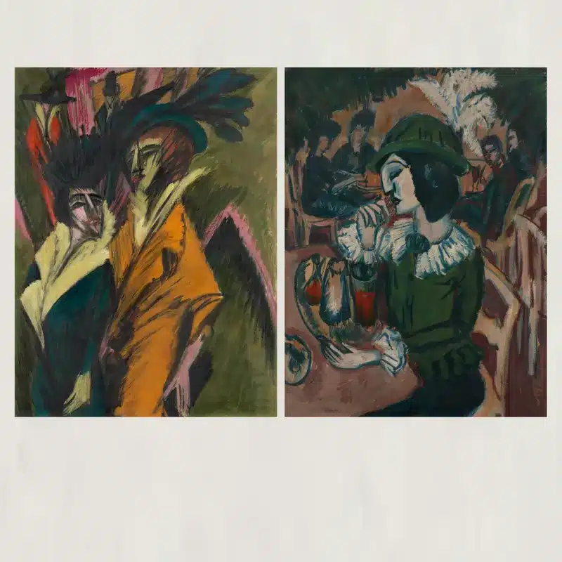 Ernst Ludwig Kirchner Paintings Printed on Canvas