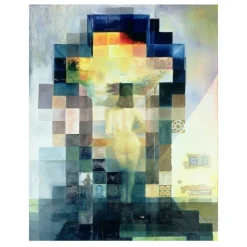 Gala Contemplating the Mediterranean Sea by Salvador Dalí 1976