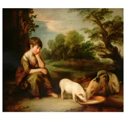 Girl with Pigs by Thomas Gainsborough 1782