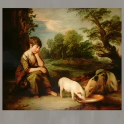 Girl with Pigs by Thomas Gainsborough 1782