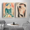 Harlequin and Hug by Mikuláš Galanda Printed on Canvas