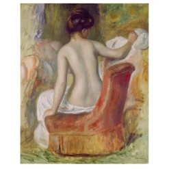 Nude in an Armchair by Pierre-Auguste Renoir c.1890