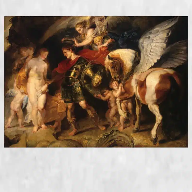 Perseus and Andromeda by Peter Paul Rubens Printed on Canvas