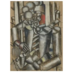 Soldier With a Pipe by Fernand Léger 1916