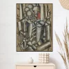 Soldier With a Pipe by Fernand Léger Printed on Canvas