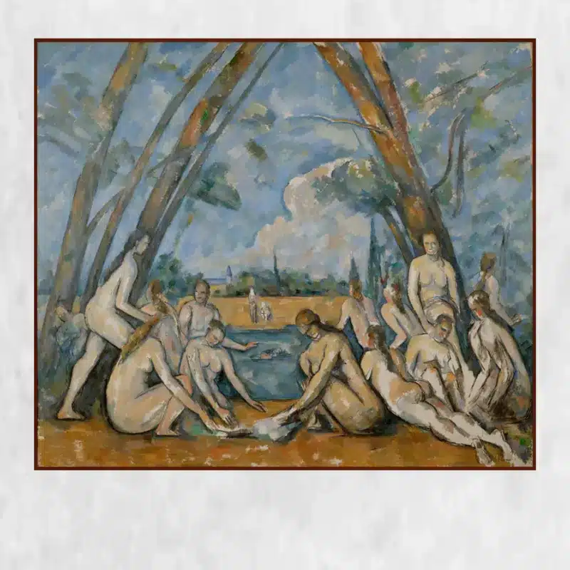 The Bathers by Paul Cézanne Printed on Canvas