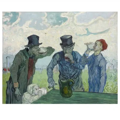 The Drinkers by Vincent van Gogh 1890
