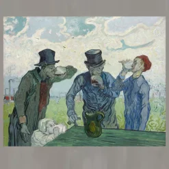 The Drinkers by Vincent van Gogh 1890