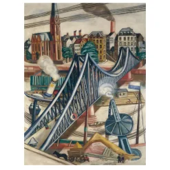 The Iron Bridge by Max Beckmann 1922