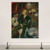 The Lovesick Man by George Grosz Printed on Canvas