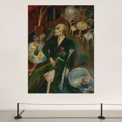 The Lovesick Man by George Grosz Printed on Canvas