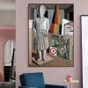 The Metaphysical Muse by Carlo Carrà Printed on Canvas