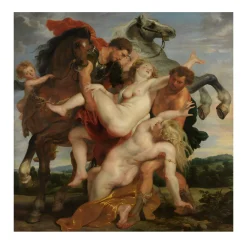 Abduction of the Daughters of Leucippus by Peter Paul Rubens 1618