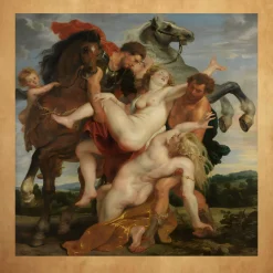 Abduction of the Daughters of Leucippus by Peter Paul Rubens 1618