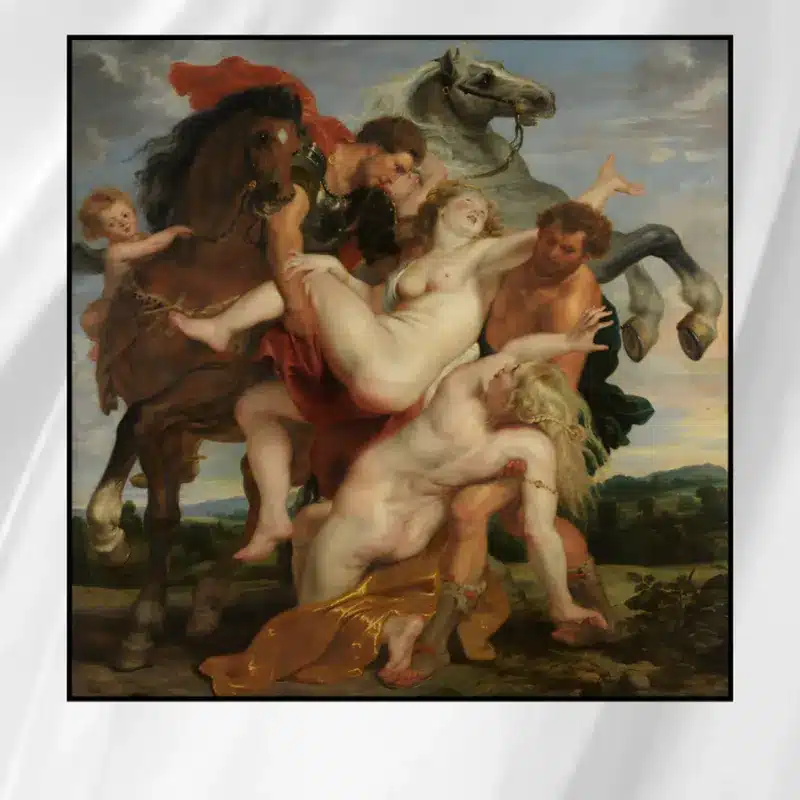 Abduction of the Daughters of Leucippus by Peter Paul Rubens 1618