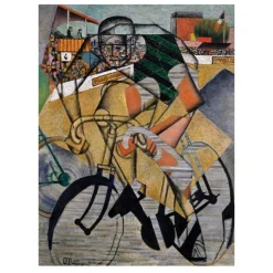 At the Cycle-Race Track by Jean Metzinger 1912