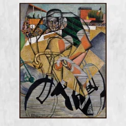 At the Cycle-Race Track by Jean Metzinger Printed on Canvas