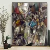 Football Players by Albert Gleizes Printed on Canvas