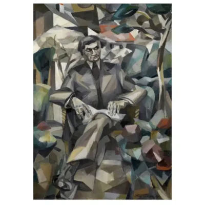 Portrait of Jacques Nayral by Albert Gleizes 1911