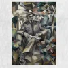 Portrait of Jacques Nayral by Albert Gleizes Printed on Canvas