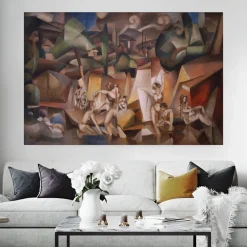 The Bathers by Albert Gleizes Printed on Canvas