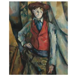 The Boy in the Red Vest by Paul Cézanne 1890 (3)