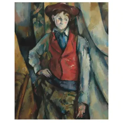 The Boy in the Red Vest by Paul Cézanne 1890 (3)