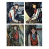 The Boy in the Red Vest by Paul Cézanne Printed on Canvas
