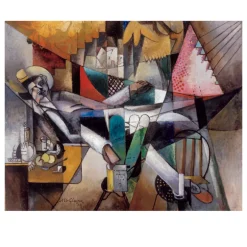 The Man in the Hammock by Albert Gleizes 1913