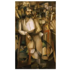 The Man on the Balcony by Albert Gleizes 1912