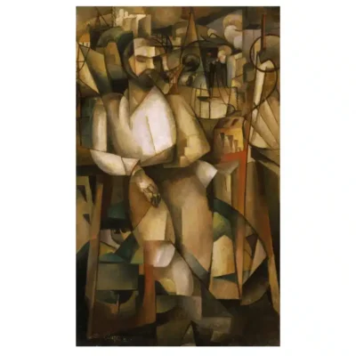 The Man on the Balcony by Albert Gleizes 1912