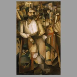 The Man on the Balcony by Albert Gleizes 1912