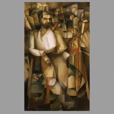 The Man on the Balcony by Albert Gleizes 1912
