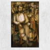The Man on the Balcony by Albert Gleizes Printed on Canvas