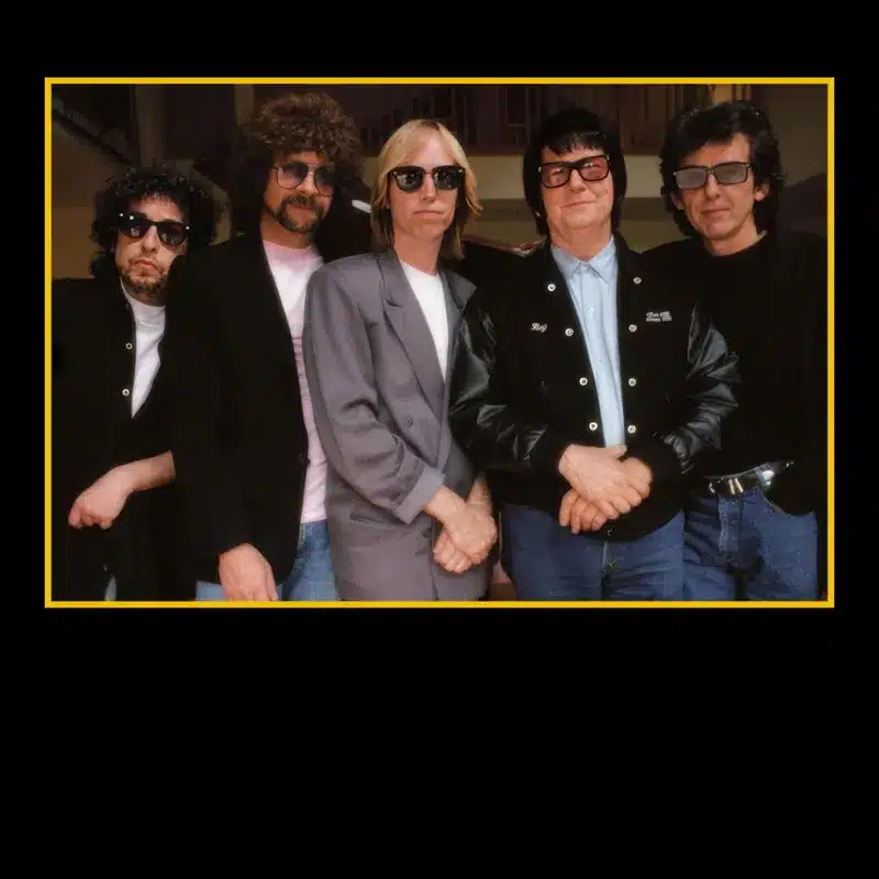 The Traveling Wilburys Supergroup Printed on Canvas