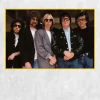 The Traveling Wilburys Supergroup Printed on Canvas