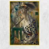 Woman with a Fan by Jean Metzinger Printed on Canvas
