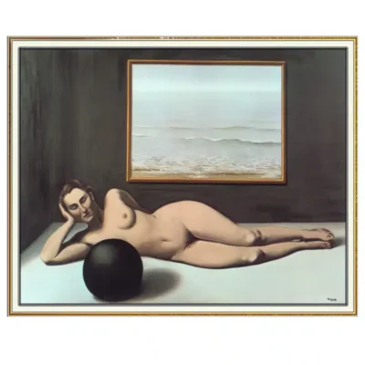 Bather Between Light and Darkness by René Magritte 1935