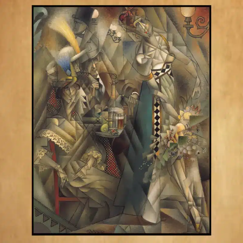 Dancer in a Café by Jean Metzinger Printed on Canvas