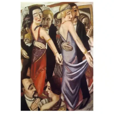 Dancing Bar in Baden-Baden by Max Beckmann 1923