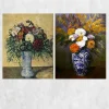 Flowers Paintings by Paul Cezanne Printed on Canvas